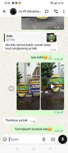 Testimonial Papan Bunga Pernikahan lhokseumawe